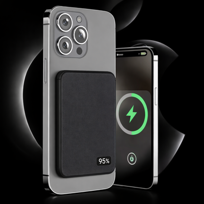 Magnetische 10000mAh Powerbank mit kabellosem Schnellladen