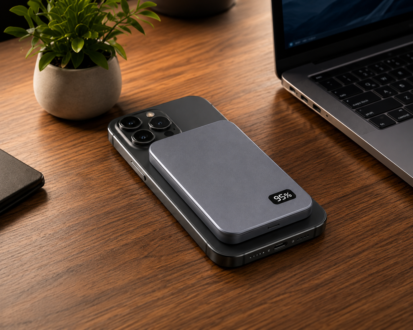 Magnetische 10000mAh Powerbank für iPhone & Wireless Charging