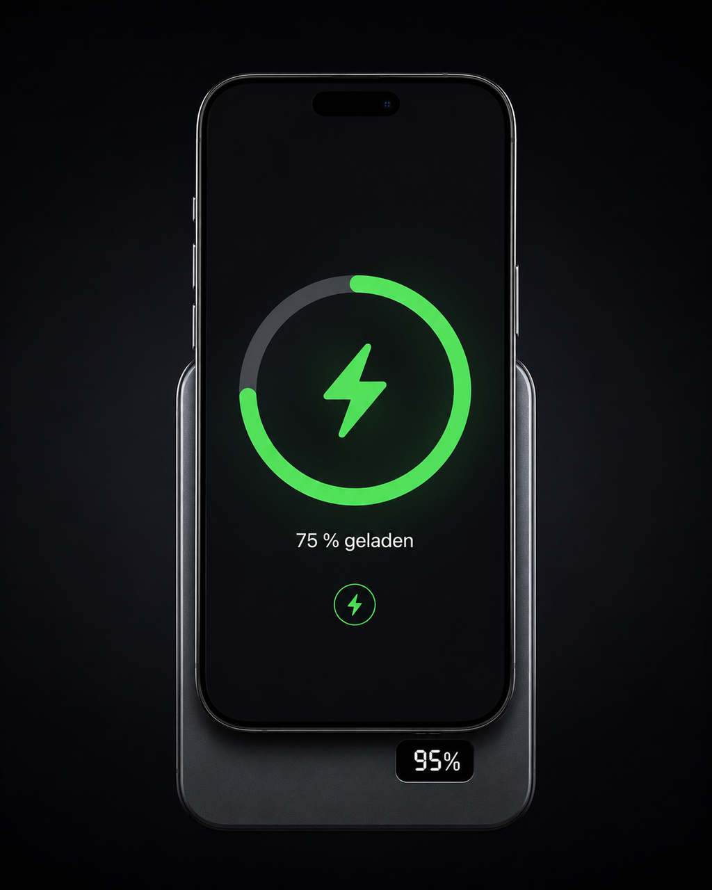 Magnetische 10000mAh Powerbank für iPhone & Wireless Charging