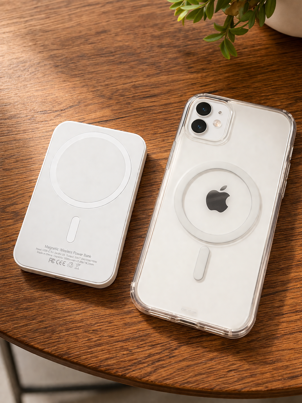 Magnetische 10000mAh Powerbank für iPhone & Wireless Charging